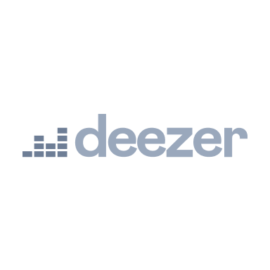 Logo Deezer grisé